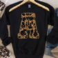 Sequined Leopard Print Letter,  DTF or Sublimation Ready to Press transfer