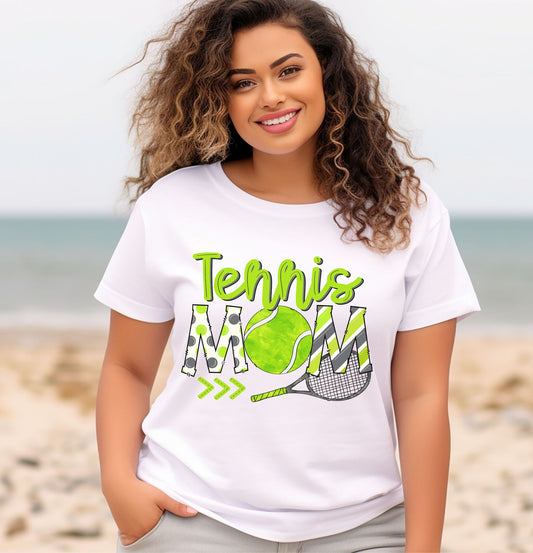 Tennis Mom, Ready to Press Sublimation or DTF Transfer