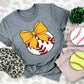 Baseball Bows and Balls, DTF or Sublimation Ready to Press Transfer