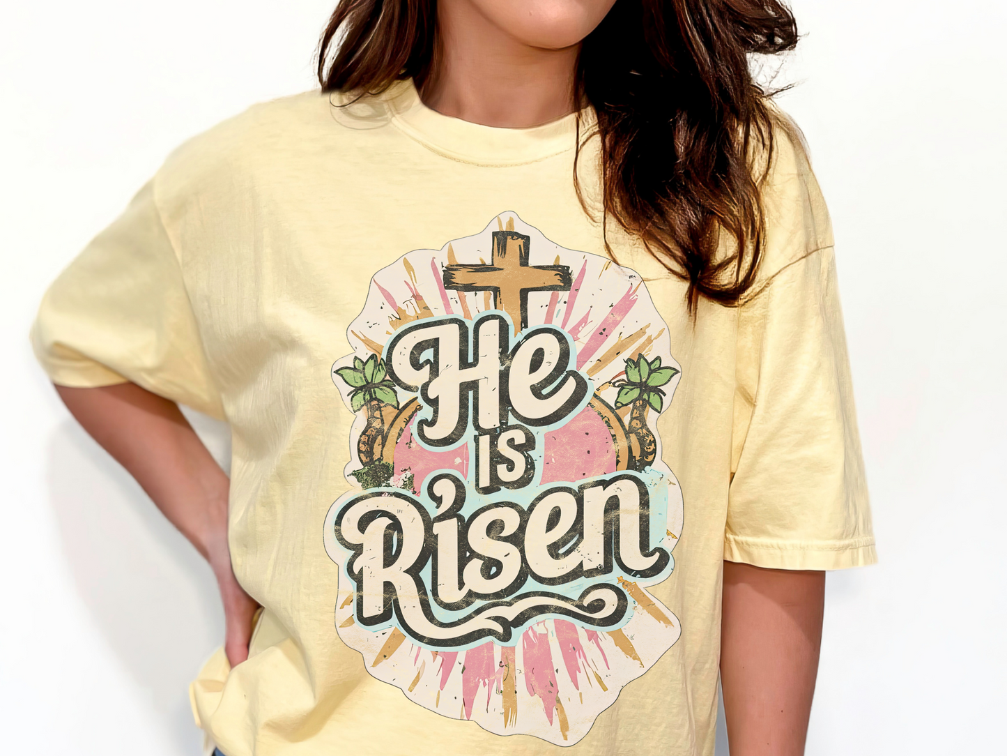 He is Risen Sublimation or DTF Transfers