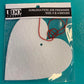 Heart Car Air Fresheners for Sublimation