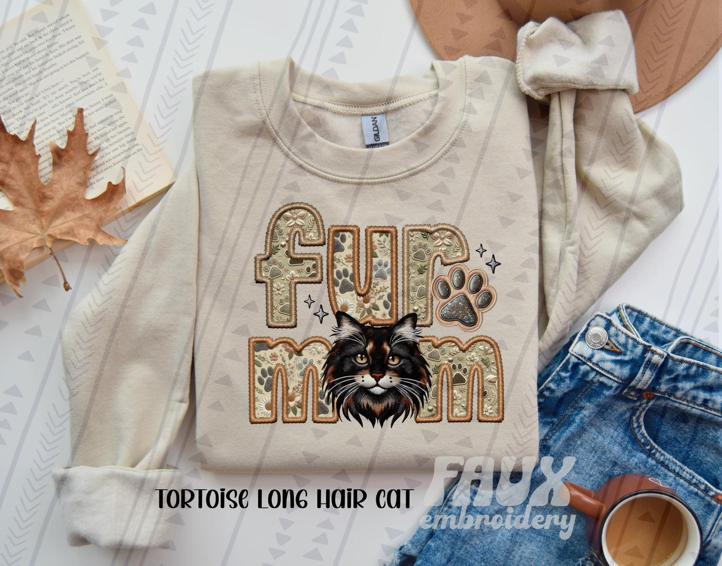 Cat Mom - Pick your cat, Ready to Press Sublimation or DTF Transfer