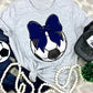 Soccer Bows and Balls, DTF or Sublimation Ready to Press Transfer