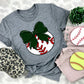Baseball Bows and Balls, DTF or Sublimation Ready to Press Transfer