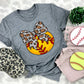 Softball Bows and Balls, DTF or Sublimation Ready to Press Transfer