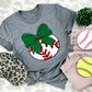 Baseball Bows and Balls, DTF or Sublimation Ready to Press Transfer