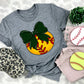 Softball Bows and Balls, DTF or Sublimation Ready to Press Transfer