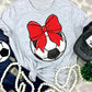 Soccer Bows and Balls, DTF or Sublimation Ready to Press Transfer