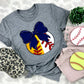 Baseball/Softball Bows and Balls, DTF or Sublimation Ready to Press Transfer