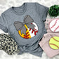 Baseball/Softball Bows and Balls, DTF or Sublimation Ready to Press Transfer