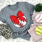 Baseball Bows and Balls, DTF or Sublimation Ready to Press Transfer