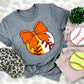Baseball/Softball Bows and Balls, DTF or Sublimation Ready to Press Transfer