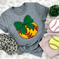 Softball Bows and Balls, DTF or Sublimation Ready to Press Transfer