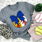 Baseball/Softball Bows and Balls, DTF or Sublimation Ready to Press Transfer