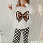 Football Bow Sublimation or DTF Transfers