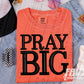Pray Big Sublimation or DTF Transfers