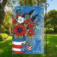 Patriotic Garden Flag Sublimation Transfer