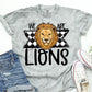 Lions School Spirit Sublimation or DTF Transfer