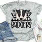 Badgers School Spirit Sublimation or DTF Transfer