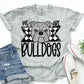 Bulldogs School Spirit Sublimation or DTF Transfer