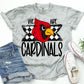 Cardinals School Spirit Sublimation or DTF Transfer