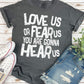 Love Us Fear Us  Sublimation or DTF Transfers