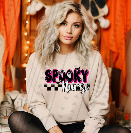Spooky Nurse Sublimation or DTF Transfers