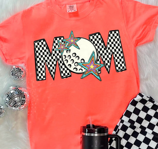 Golf Mom, Ready to Press Sublimation or DTF Transfer