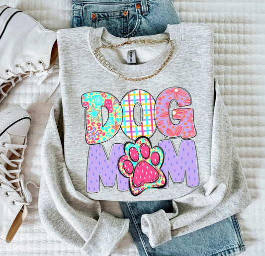 Dog Mom Sublimation or DTF Transfers