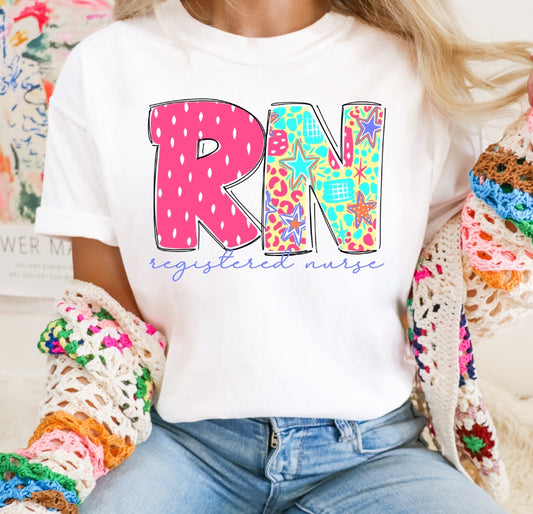 Custom Scribble Sublimation or DTF Transfer
