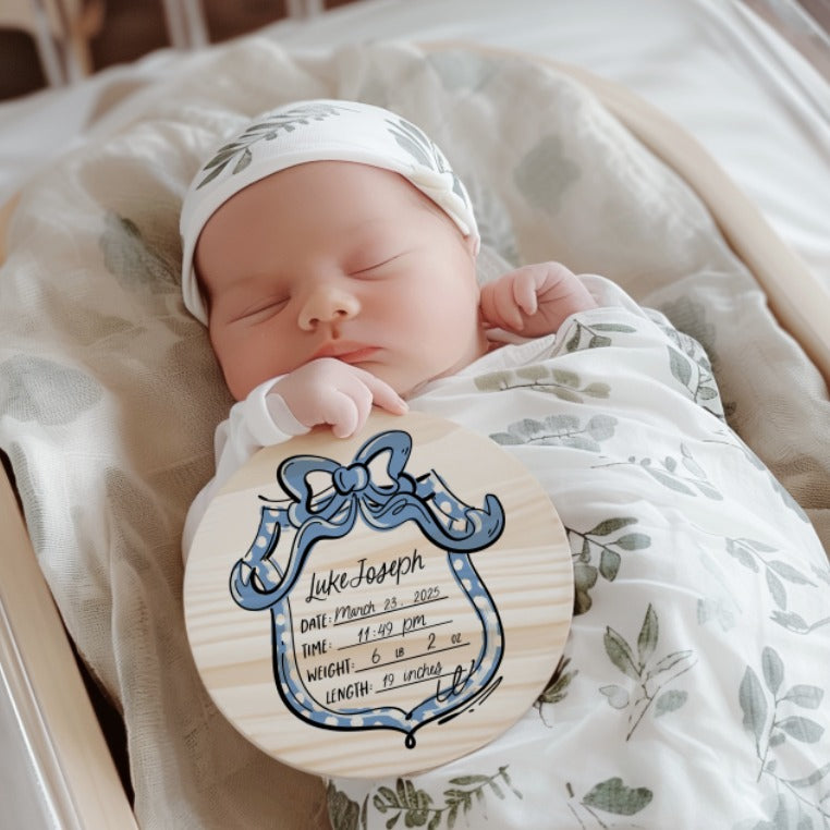 Birth Announcements Sublimation or DTF Transfers