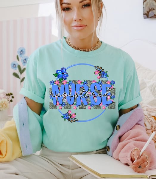 Blessed Nurse Sublimation or DTF Transfers