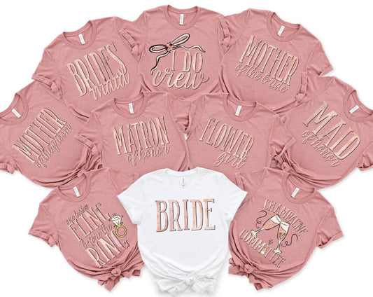 Bride Squad Sublimation or DTF Transfers