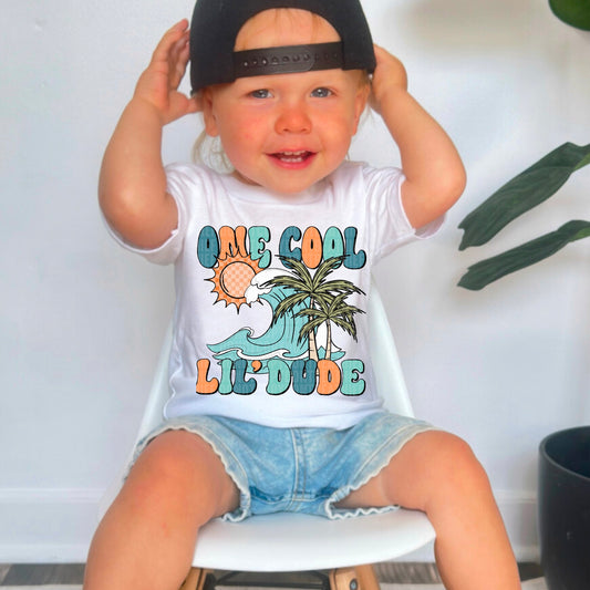 One Cool Dude Sublimation or DTF Transfers