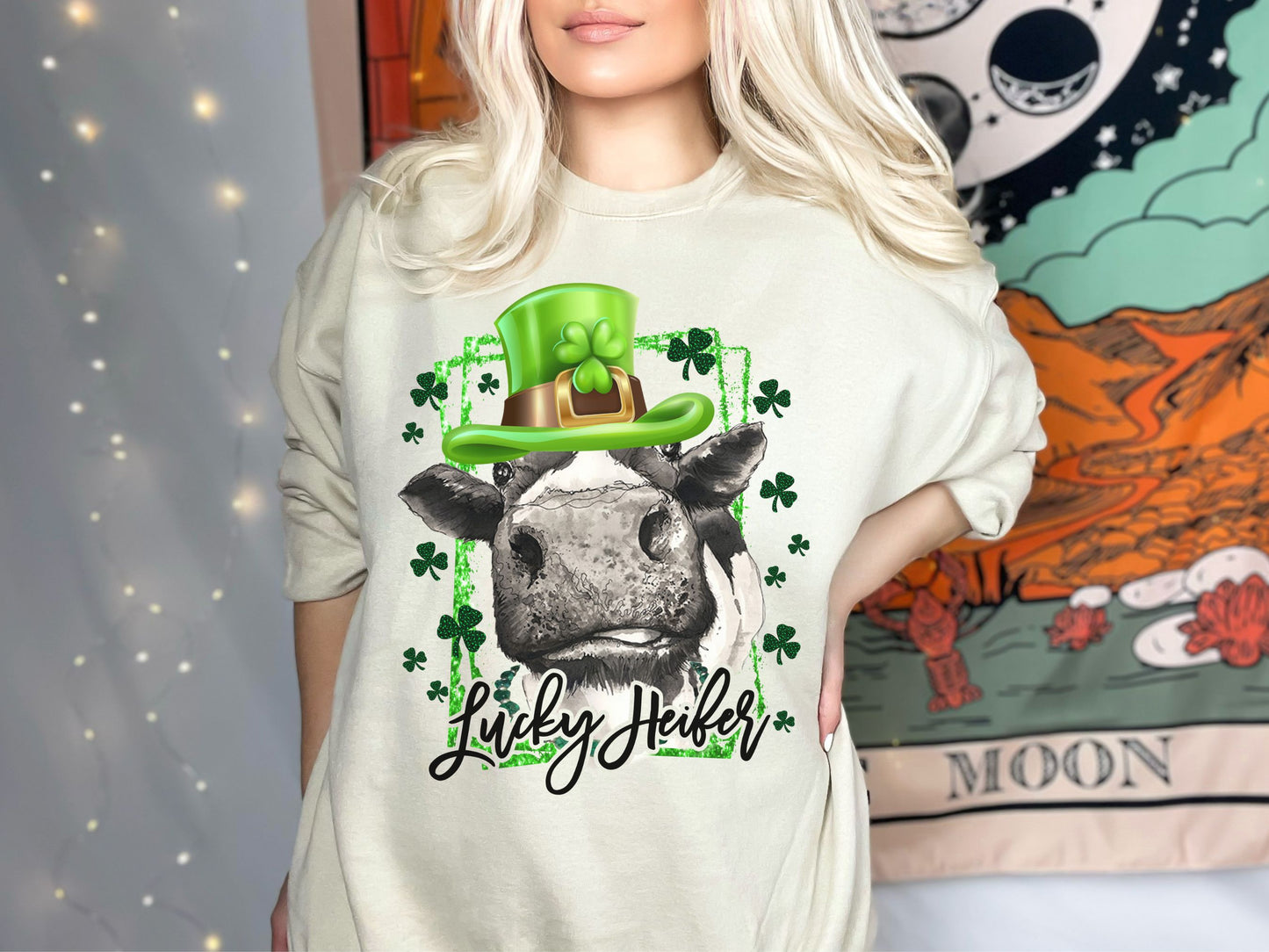 Lucky Heifer DTF or Sublimation Transfer