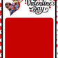 Custom Heart 11X17 Treat Stickers for Poster Boards