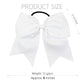 Hair Bows 8" White