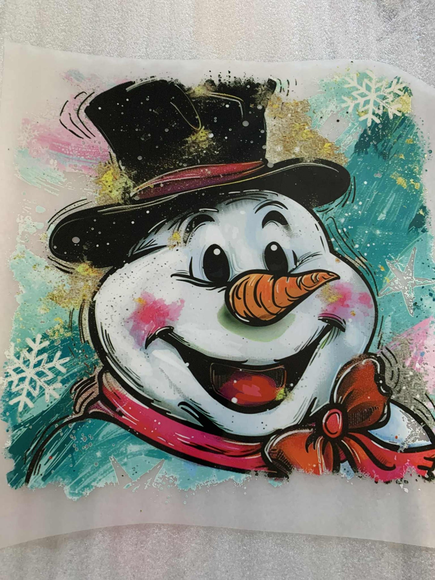 Snowman DTF Transfers