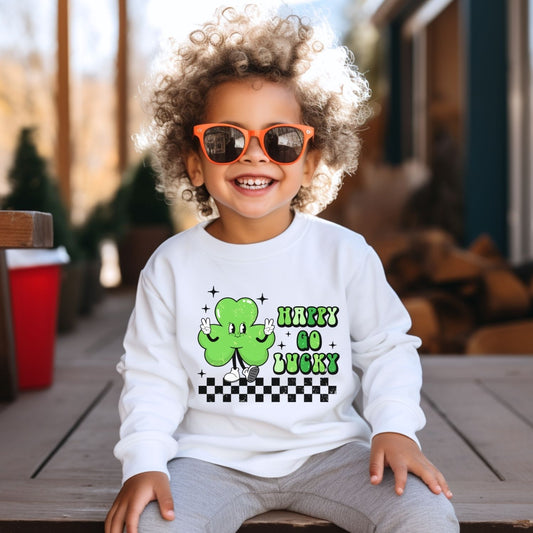 Happy Go Lucky DTF or Sublimation Transfer