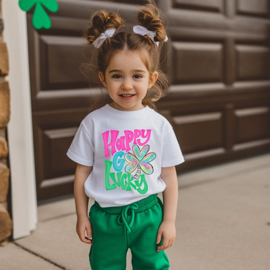 Happy Go Lucky DTF or Sublimation Transfer