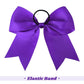 Hair Bows 8" Purple