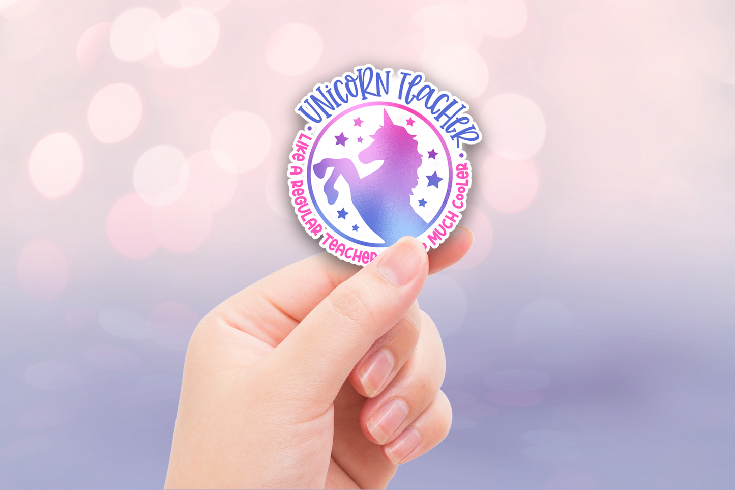 Funny Teacher Occupation Stickers, 4 Pack, Permanent Vinyl Decals ($1.50 each)