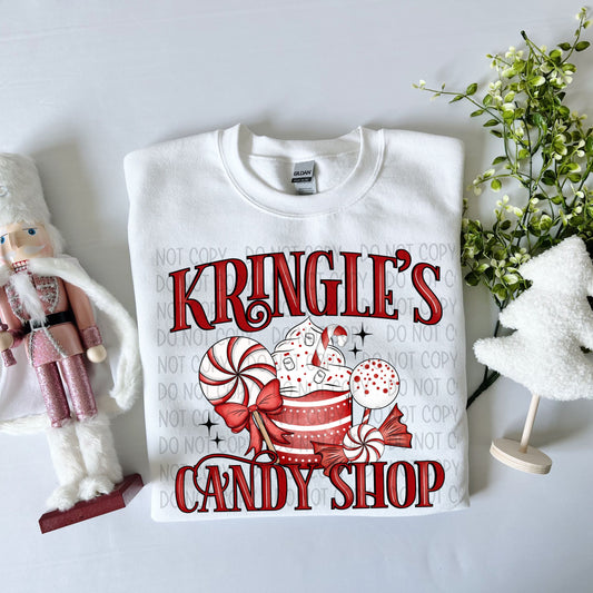 Kringle's Cady Shop Sublimation or DTF Transfer