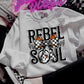 Rebel Soul Sublimation or DTF Transfers