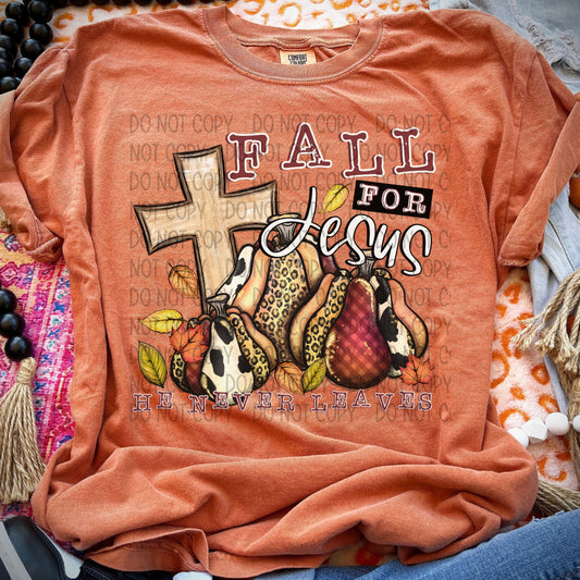 Fall for Jesus Sublimation or DTF Transfers