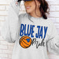 Bluejays School Spirit Sublimation or DTF Transfer