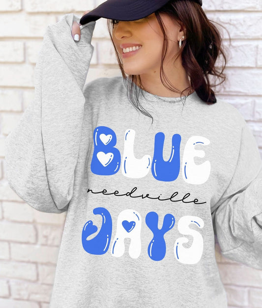Bluejays School Spirit Sublimation or DTF Transfer