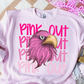 Eagles Breast Cancer Sublimation or DTF Transfers