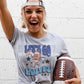 Wolves Blue School Spirit Sublimation or DTF Transfer