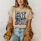 Bison School Spirit Sublimation or DTF Transfer